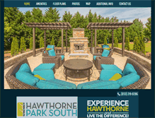 Tablet Screenshot of hawthorneparksouth.com